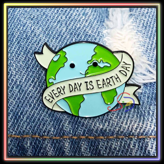 Earth Day Brooch