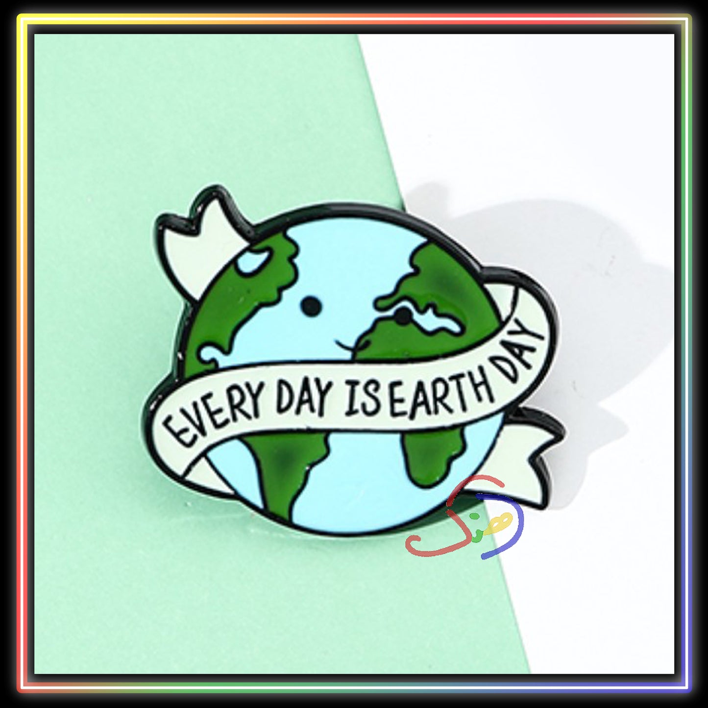 Earth Day Brooch