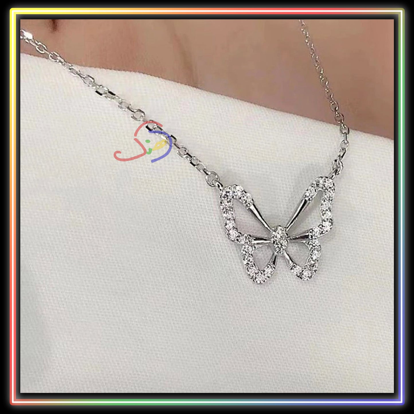 Zircon Butterfly Chain