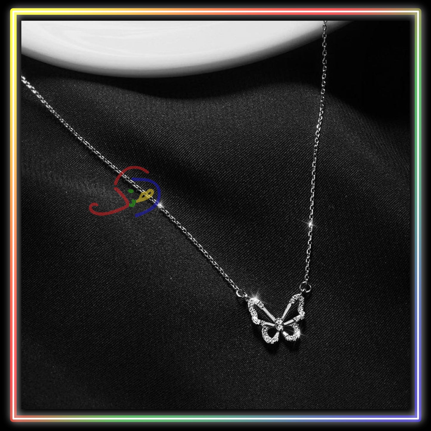 Zircon Butterfly Chain