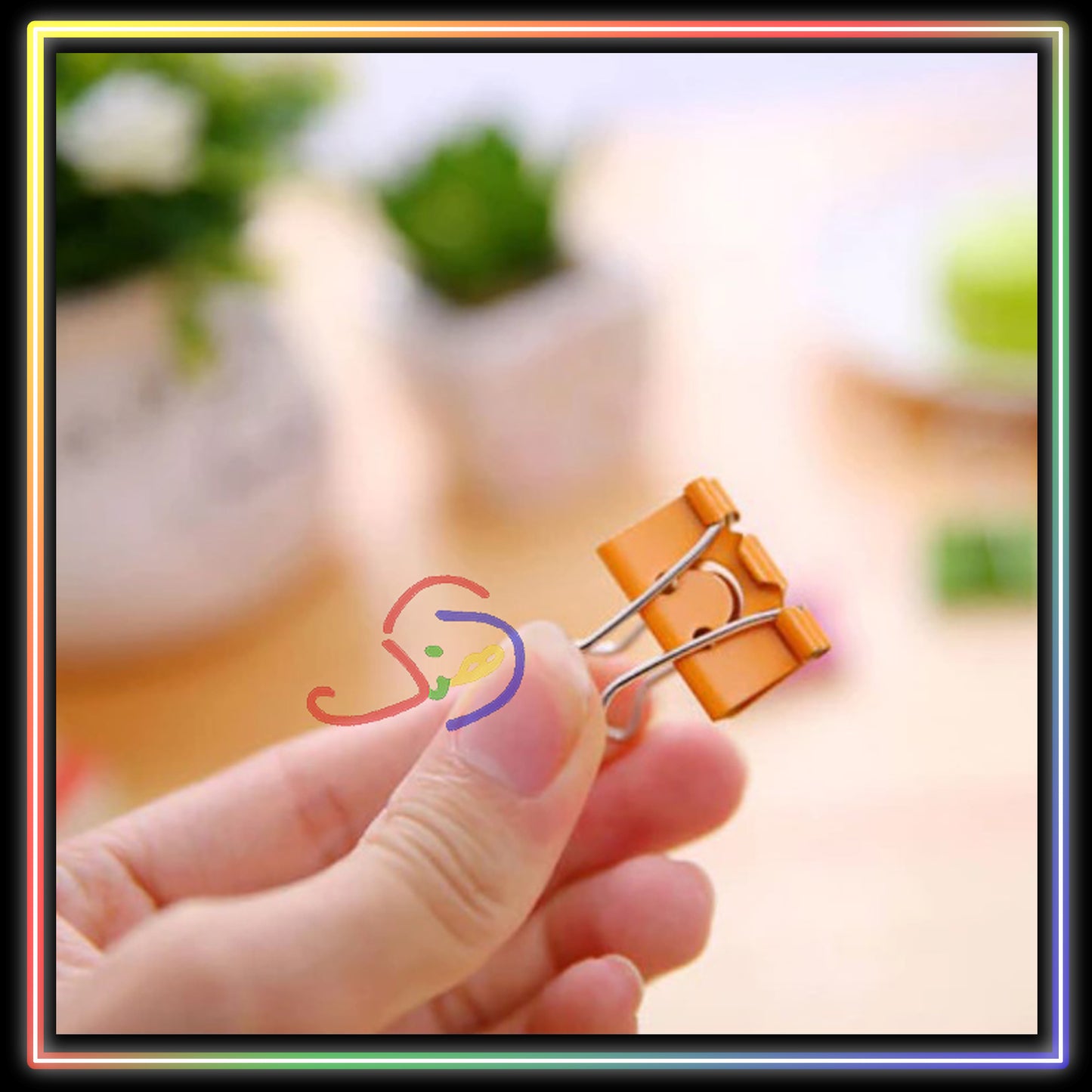 Smiley Binder Clips