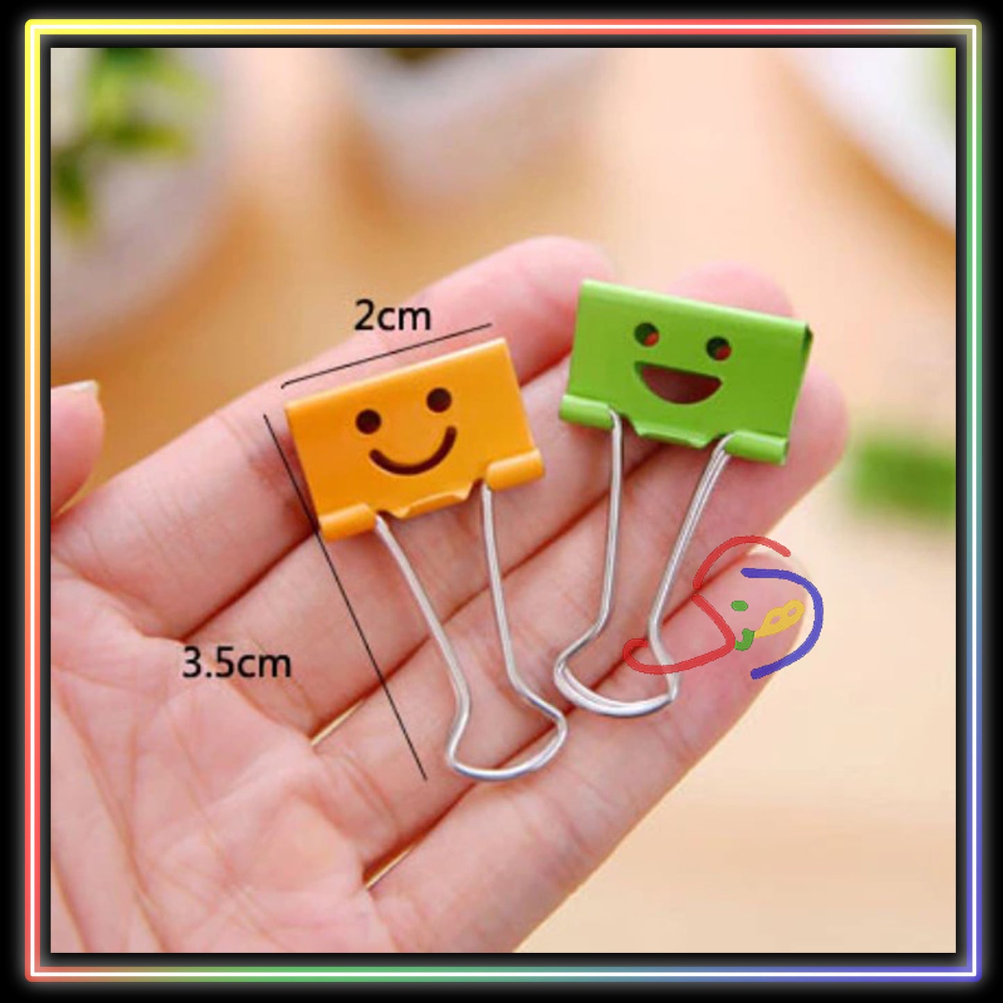 Smiley Binder Clips