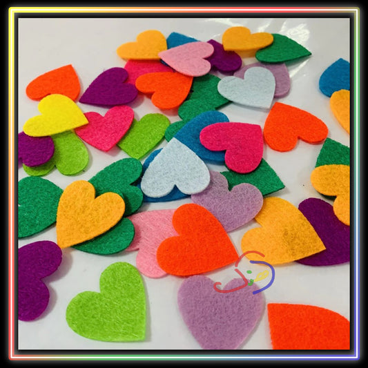 Felt Hearts (Big)