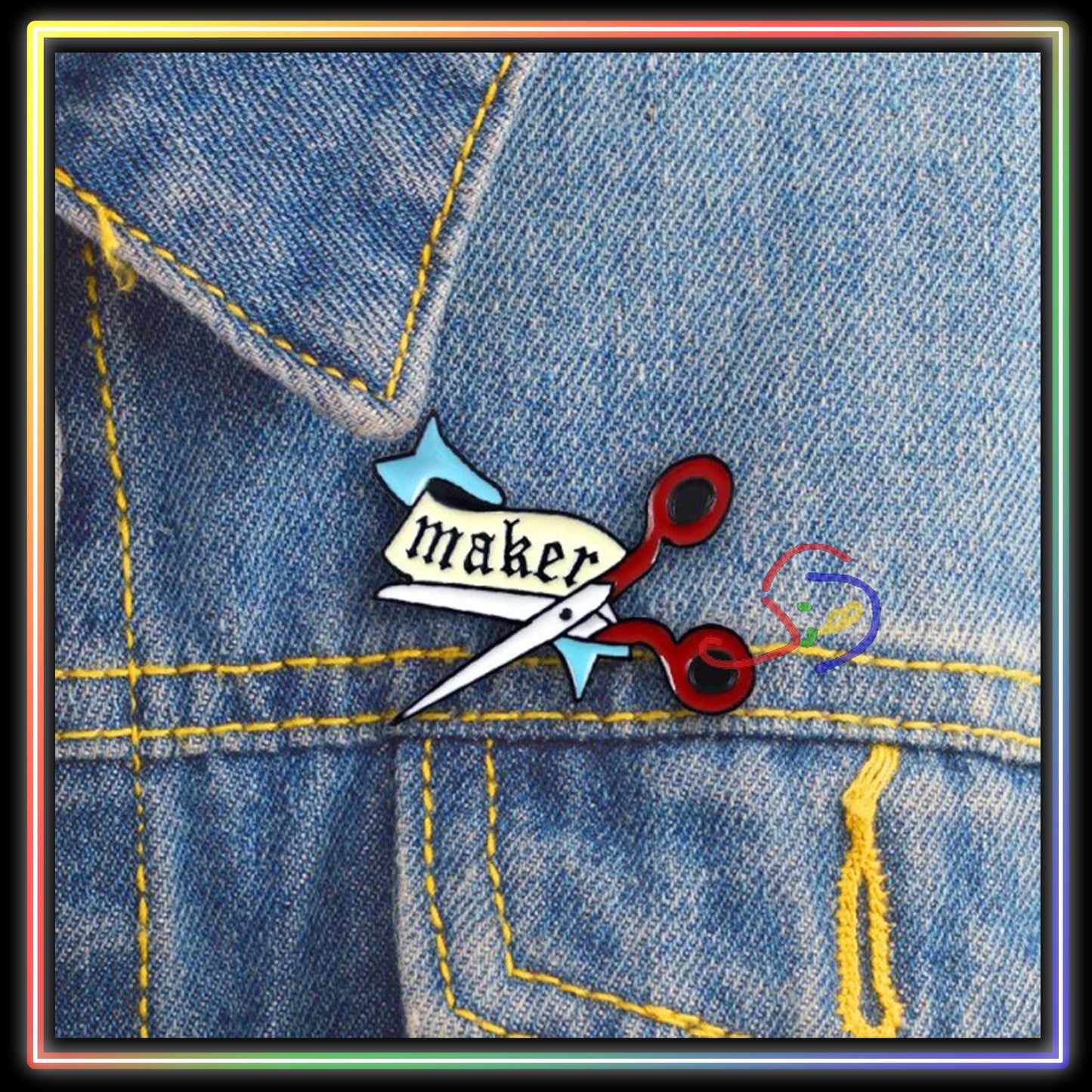 Maker Brooch Pin