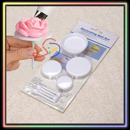 Flower Decorating Nails Set