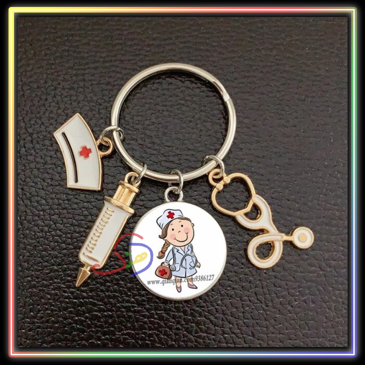 Cute Nurse Keychain