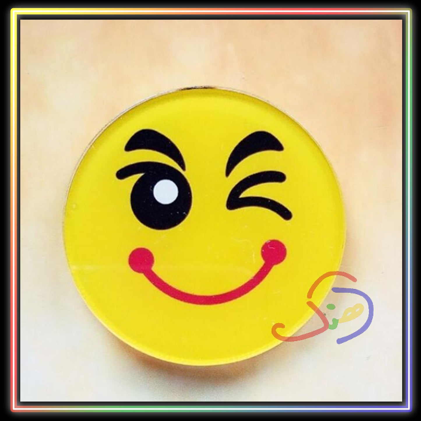 Smiley Badge