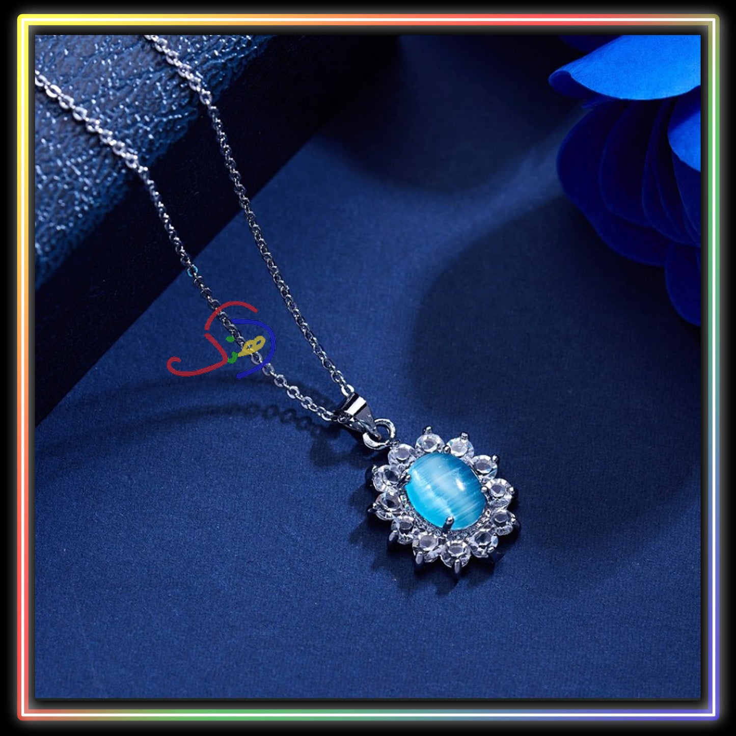 Blue Stone Necklace